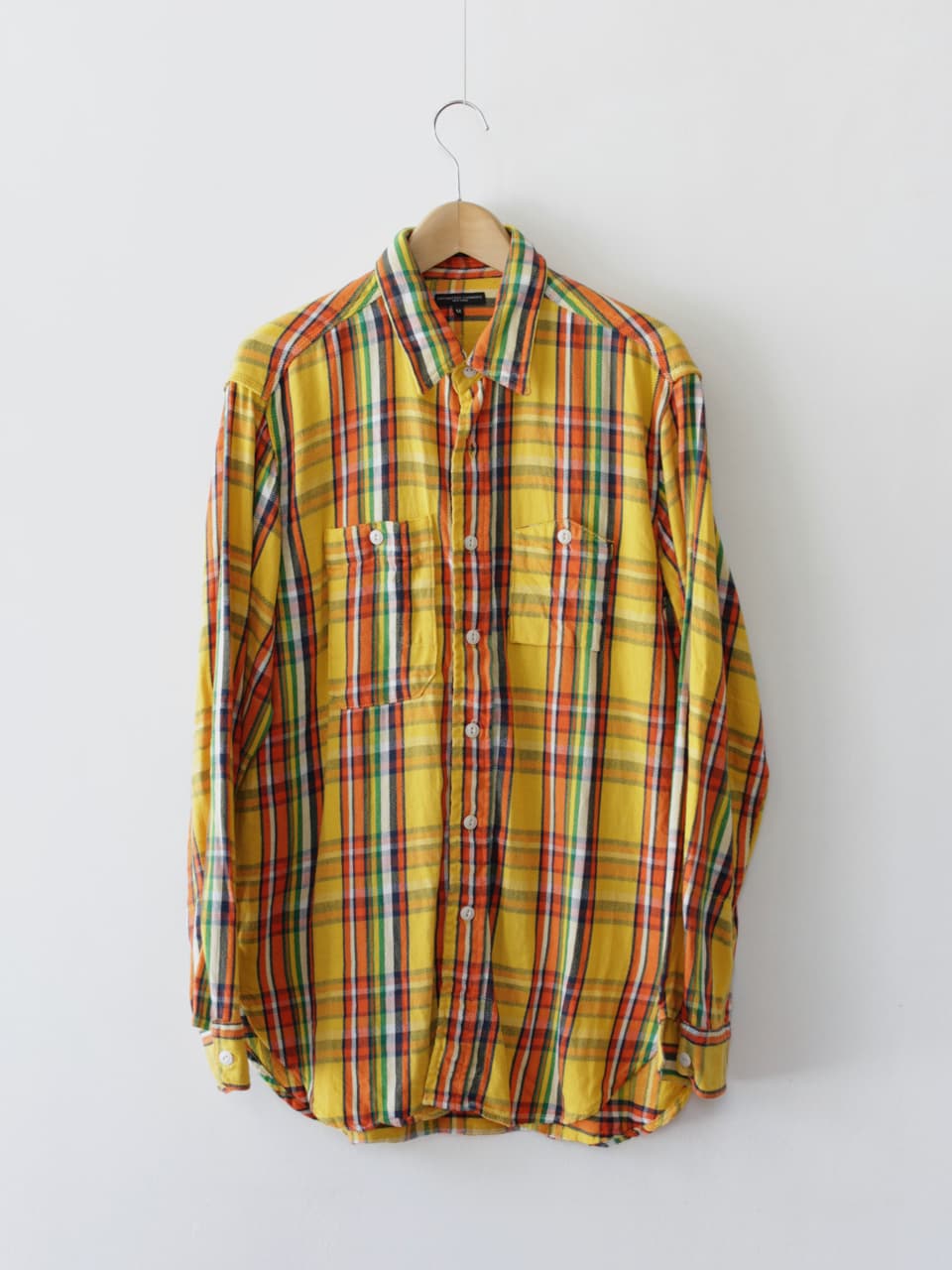 Work Shirt - Twill Plaid Yellow 1