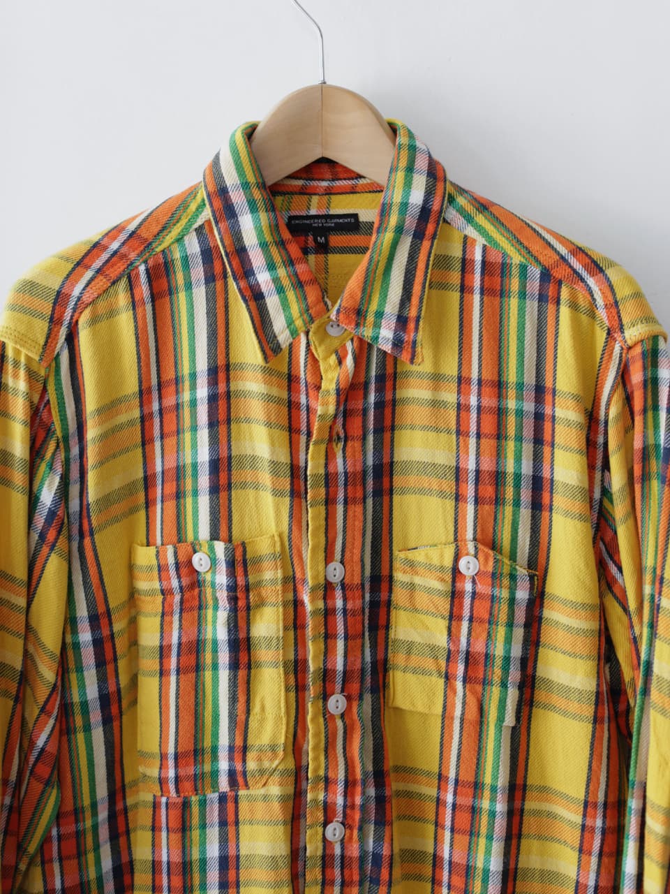 Work Shirt - Twill Plaid Yellow 4