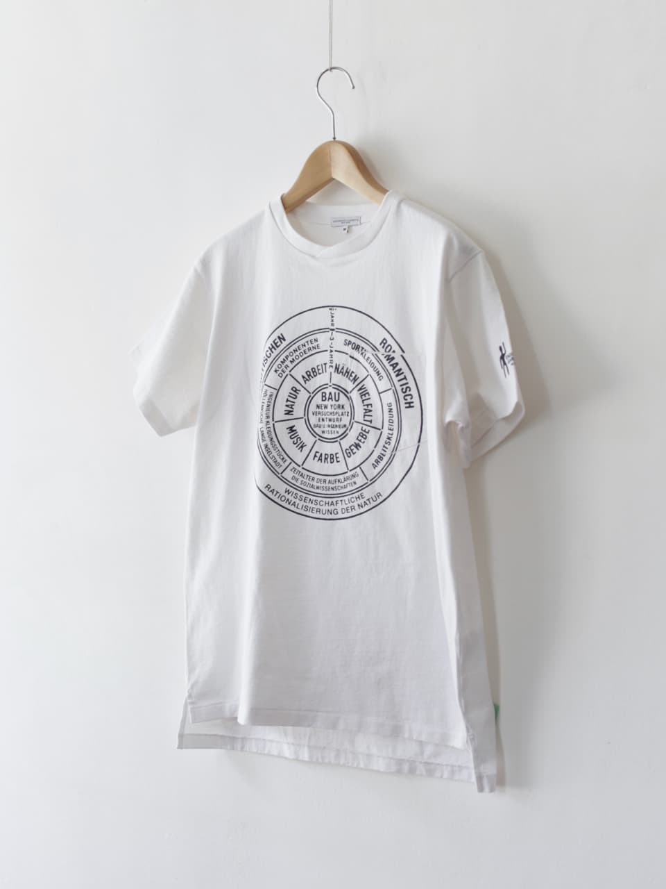Printed Cross Crewneck T-Shirt - Bau White 2