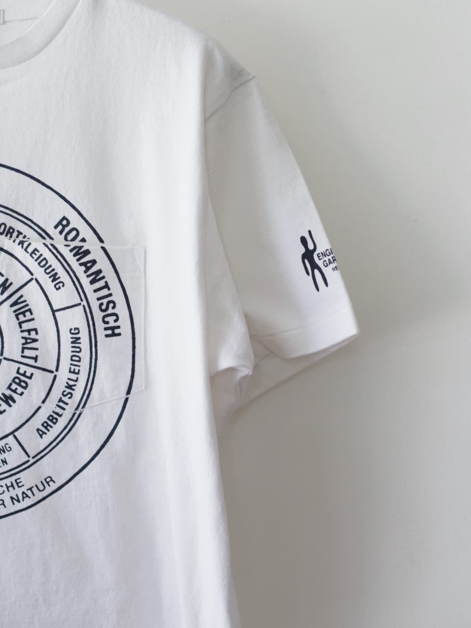 Printed Cross Crewneck T-Shirt - Bau White 5