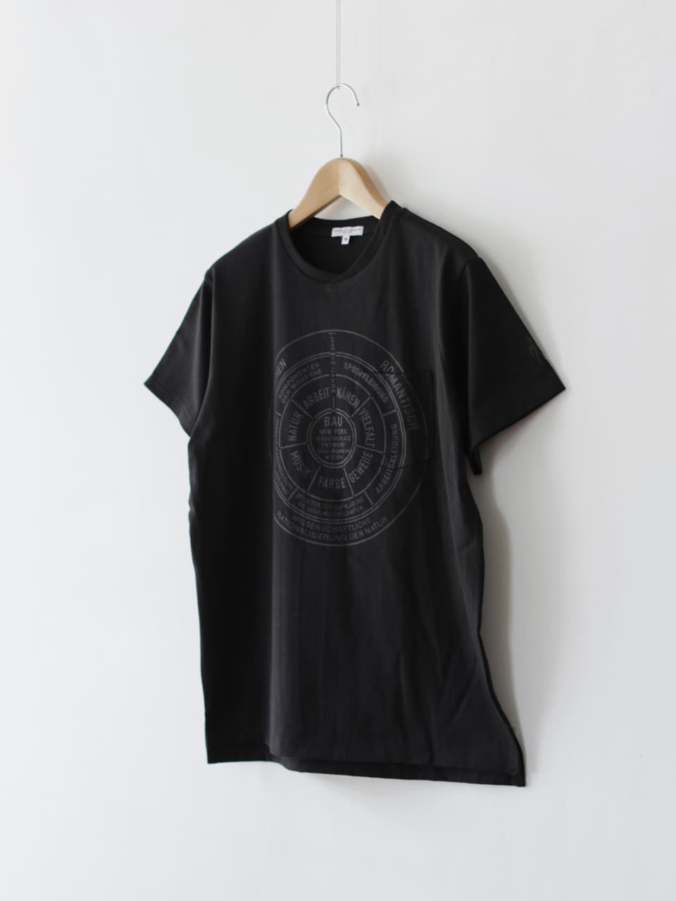 Printed Cross Crewneck T-Shirt - Bau Black 2