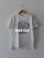 Printed Cross Crewneck T-Shirt - Bau White 
