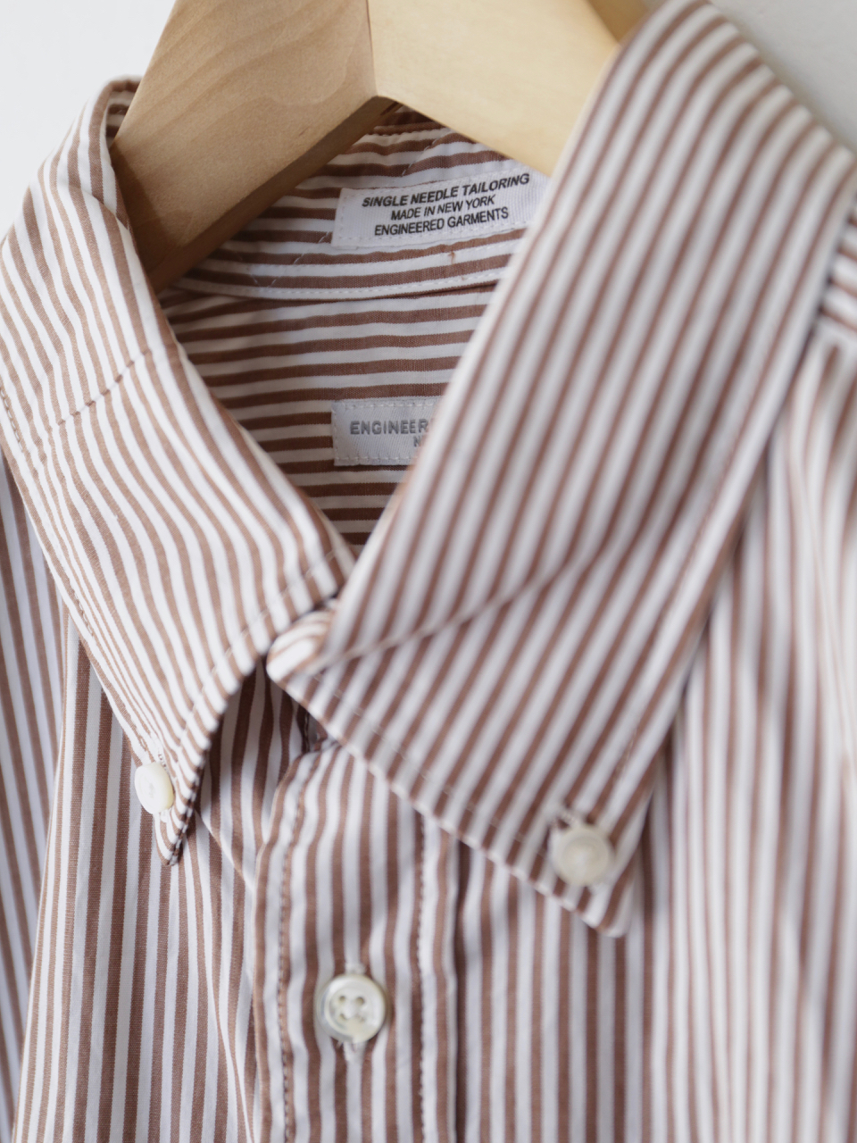Engineered Garments 19 Century BD Shirt - Candy Stripe Broad Cloth ...