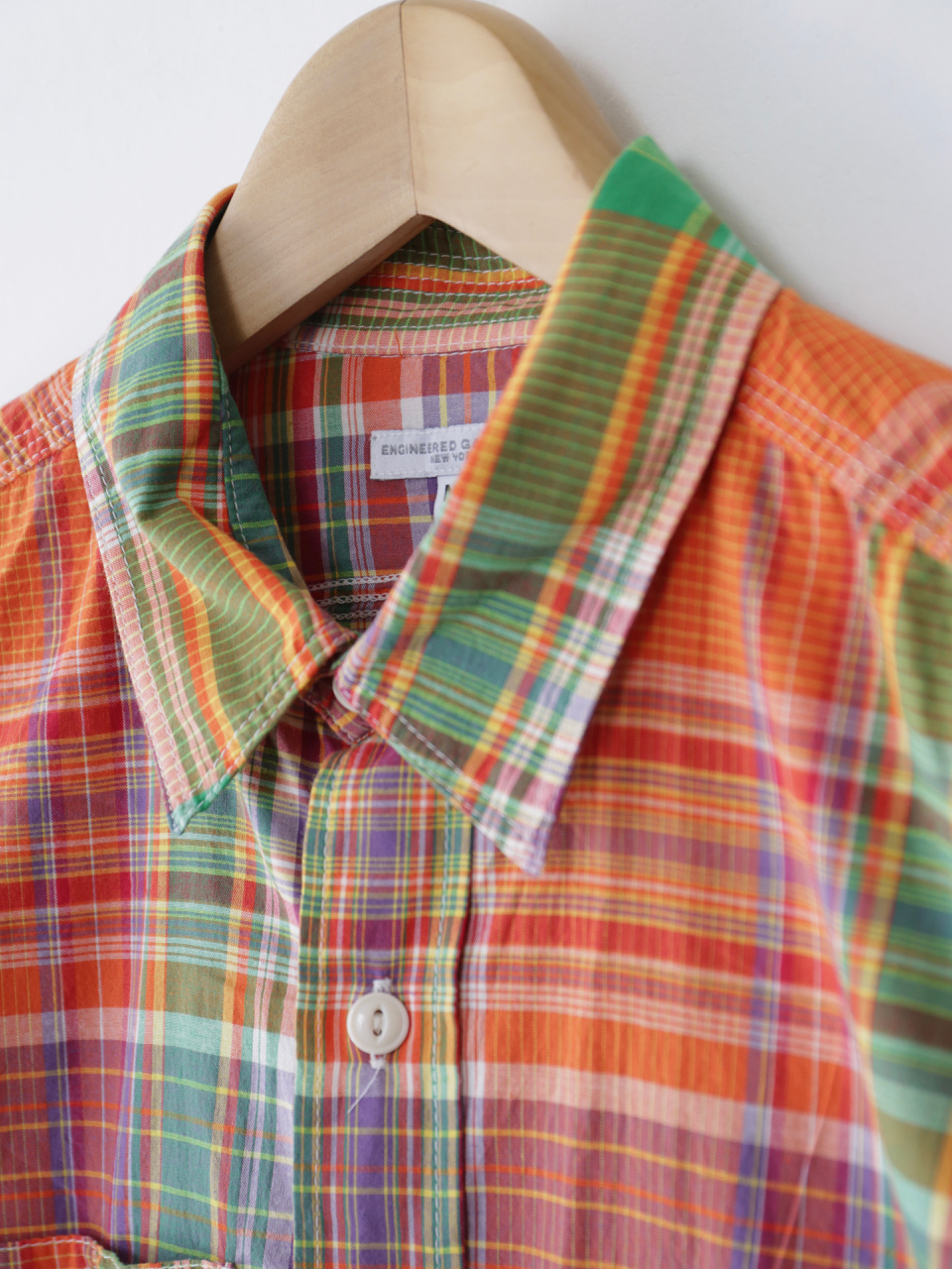 Engineered Garments Work Shirt - Cotton Broad Cloth Big Plaid