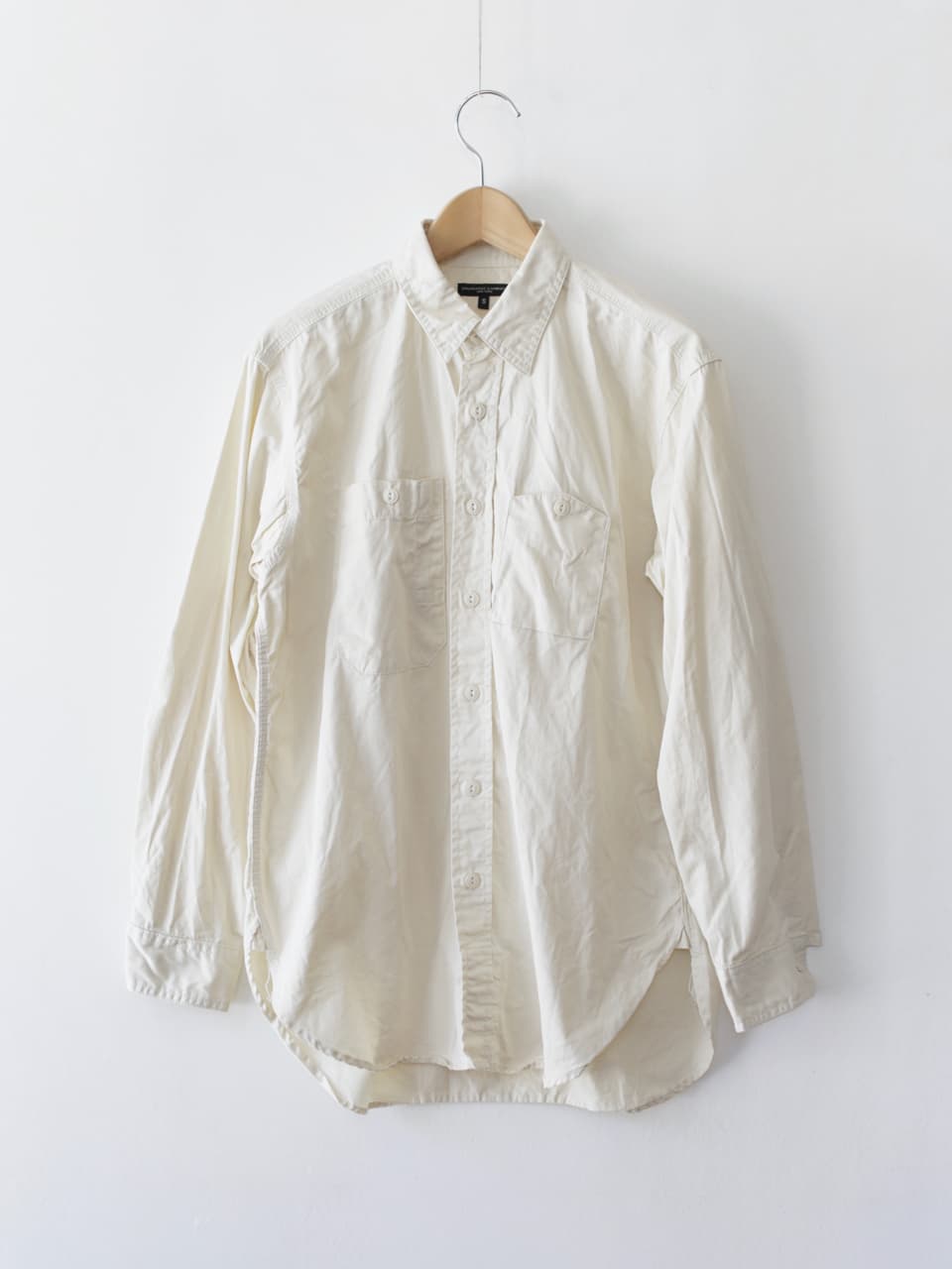 Work Shirt - Fineline Twill color Ivory 1
