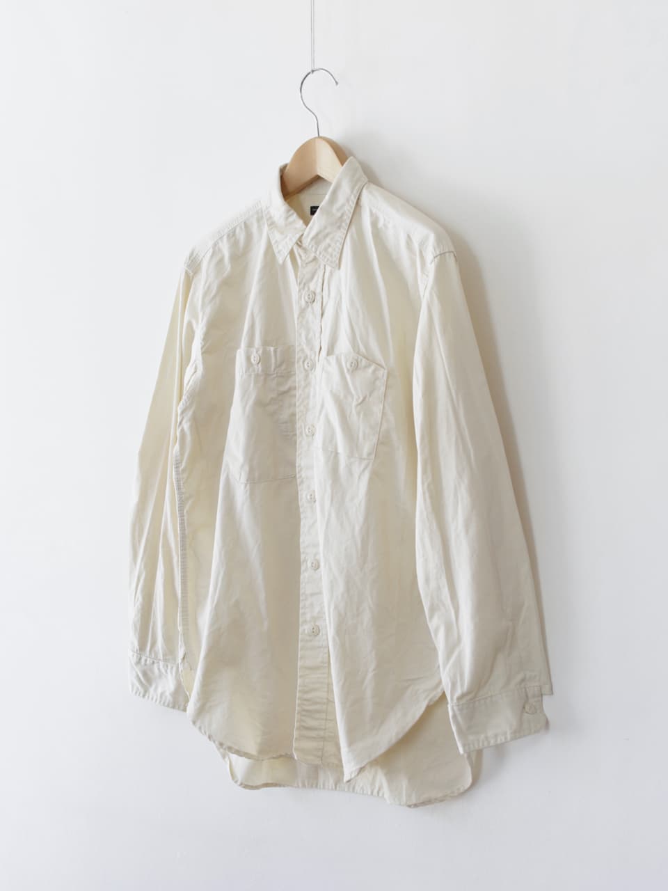 Work Shirt - Fineline Twill color Ivory 2