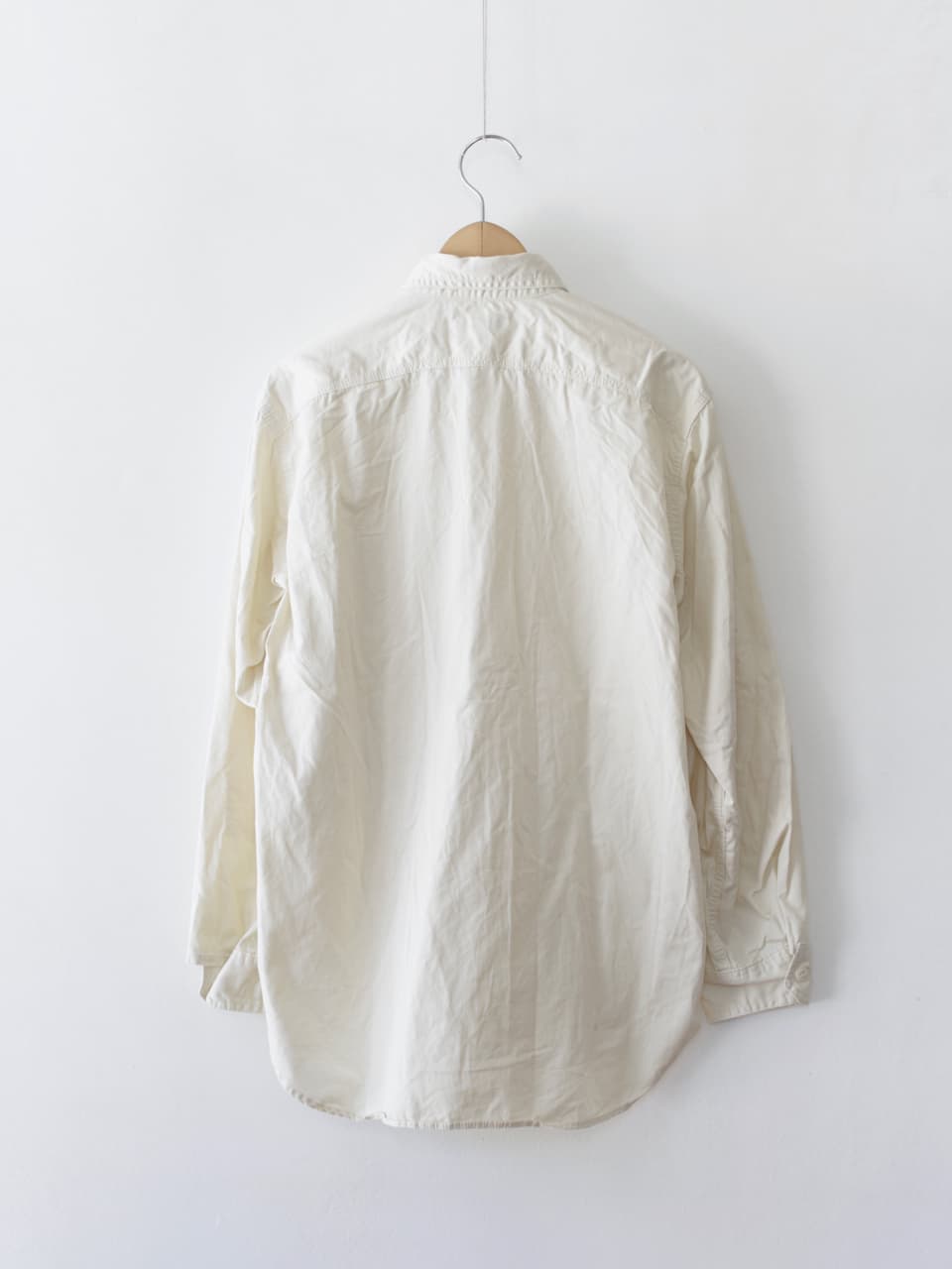 Work Shirt - Fineline Twill color Ivory 3
