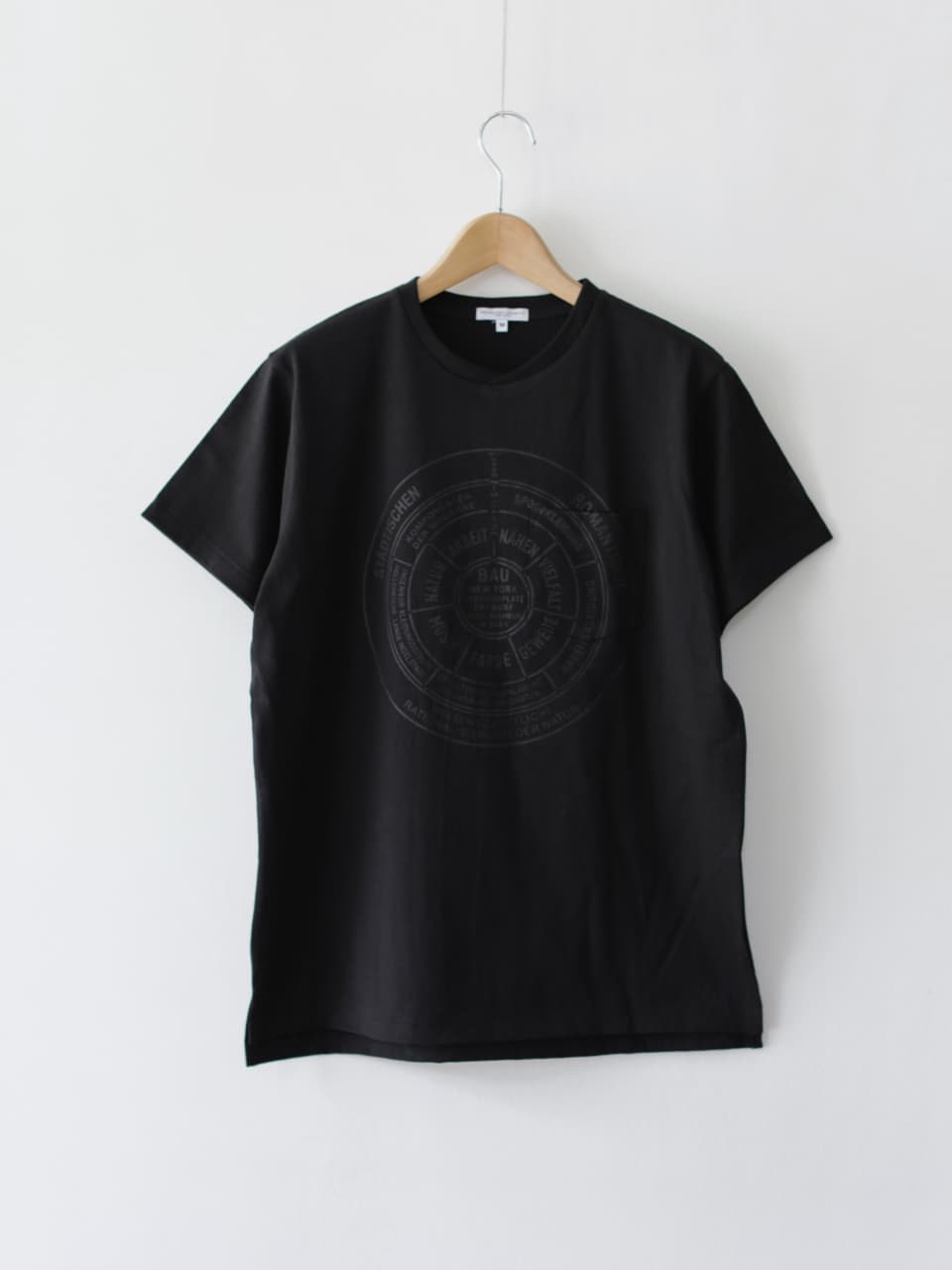 Printed Cross Crewneck T-Shirt - Bau Black 1